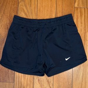Black Nike short shorts